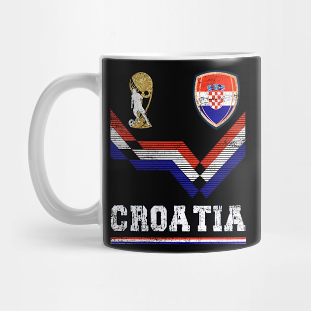 Croatia Soccer Fans Jersey Croatian Flag Football Lovers by TeeBlade